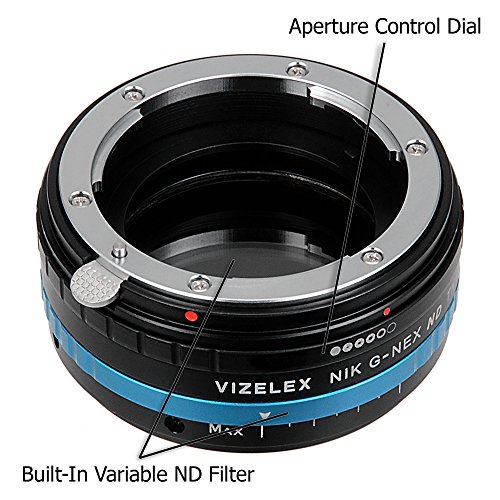 Fotodiox Vizelex ND frottage adaptador incorporado filtro Variable para Nikon/SONY cámara