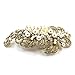 Bride Boutique Bridal Wedding Vintage Style Gold Crystal & Pearl Cluster Hair Slide Side Comb