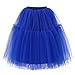Produktbild OverDose Damen Karneval Cosplay Style Womens Mädchen Hohe Qualität Bunte Plissee Gaze Drapierte Rock Erwachsene Tutu Party Schlank Tanzen Rock Dirndl