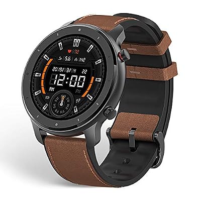 Amazfit GTR Montre connectée avec fréquence Cardiaque et Suivi d'activité Tout au Long de la journée, Batterie Ultra Longue durée 47 mm