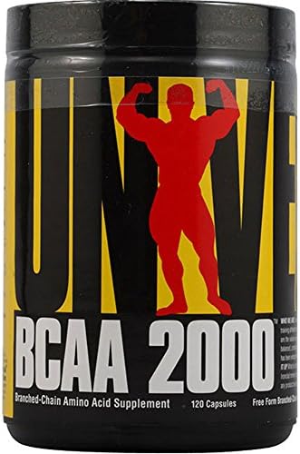 Universal Nutrition BCAA 2000 Pure Amino Essential for Muscle Growth (120 caps)