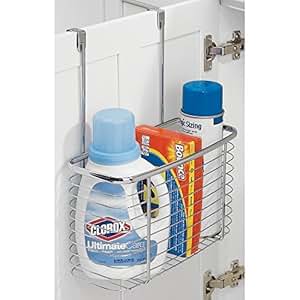 mDesign platzsparender Hängekorb für Schranktüren – Aufbewahrungskorb