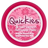 Quickies Nail Varnish Remover Pads, 20 Pads