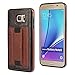 Produktbild INFLATION Litchi-Pattern Smartphone PU-Leder Handyhülle Handyschutz mit Kartenhülle mit elastisch Band für Samsung Galaxy Note 5 Handyschutzhülle, Braun