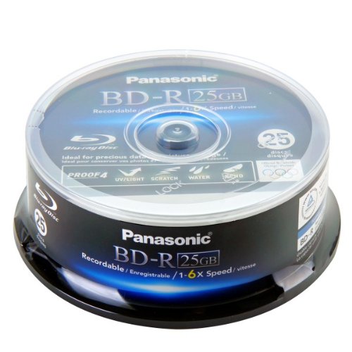 Panasonic LM-BRS2MWE25 Blu-Ray 6x Speed, 25GB, 25er-Spindel - 2
