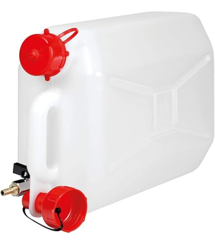 Edco Tanica Per Acqua Con Rubinetto 20 Litri – Plastica Per Alimenti, Dimensioni 35,5x17x45 Cm
