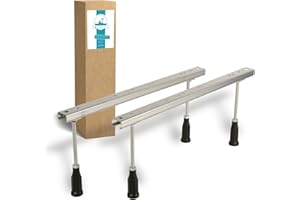 Calmwaters® Wannenfuß Universal für Acrylbadewannen, 4 höhenverstellbare Standfüße aus verzinktem Stahl, 175-230 mm, Wannenfüße für Acrylwannen, 03SL3486