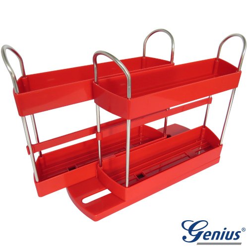 Genius Gewürzregal in rot