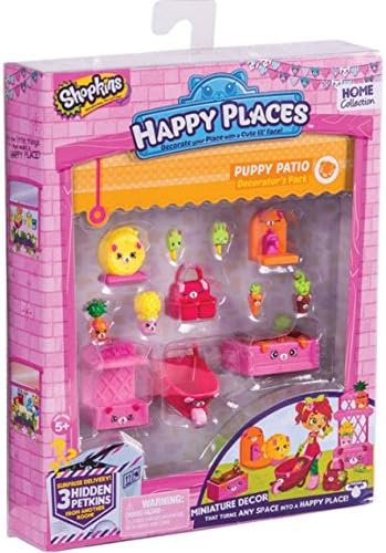 Shopkins Happy Places Decorator Pack Series 1 & 2 - NEW 2017 - PUPPY PATIO