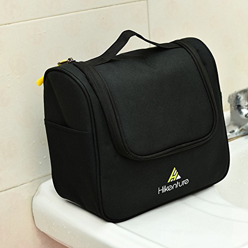Reise Kulturbeutel zum Aufhängen von Hikenture™ – Kulturtasche für Damen und Herren – Waschtasche Kosmetiktasche mit Haken und Reißverschluss für Reisen, Outdoor, Camping(Blau Schwarz Pink Lila) - 6