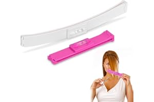 COYUN 2 Stück Haare Spitzen Schneiden haarschneidehilfe schablone pony schneiden hilfe Haarschnitt Set, Haarschnitt-Clip, Haarschnitt-Anleitung, Fortgeschrittener Friseur-Assistent