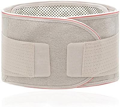 KaDun Lumbar Support Belt, Breathable Mesh Lower Back Waist Support Brace, Self-heating Magnetic Therapy Waist Belt Unisex Adjustable Straps , skin color , xxl