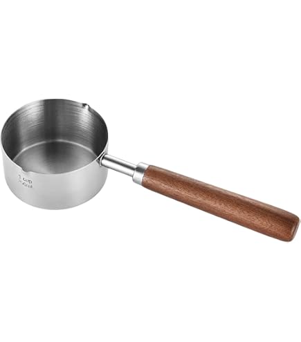 Mini Casserole 100 Ml Acier Inoxydable | Pour Lait, Café, Sauce - Doré/Argenté - Cuisine Pratique