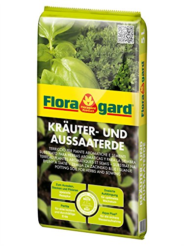 Floragard Kräuter- und Aussaaterde 5 L, Kräutererde