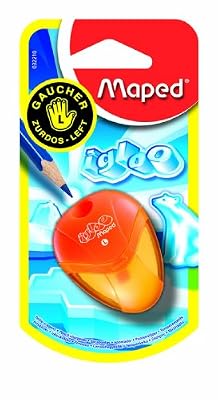 Maped CB03221001 Taille-crayon à 1 trou pour gaucher