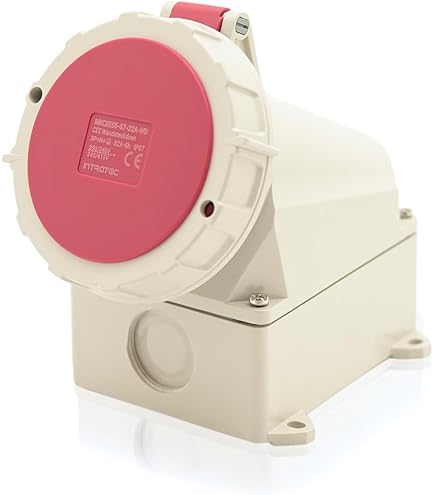 Presa Industriale CEE 63A 5P 400V IP67 - Sirox 830.356 - Nichelato Per Esterno - Foto 5