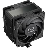 Scythe Kotetsu 4 Dual Fan Black Edition CPU Hava Soğutucu, Intel LGA1700, LGA1151, AMD AM5, AM4 Desteği, 120mm, Tek Kule (Kot