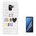 Produktbild 002039 - Cool Colourful Let Your Love Sing Heart Design Samsung Galaxy A8+ PLUS (2018) Fashion Trend Silikon Hülle Schutzhülle Schutzcase Gel Silicone Hülle