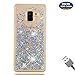 Produktbild Aireratze Galaxy A7 2018 Handyhülle,A8 2018 Plus Hülle, Galaxy A7 2018 case, Glitter Liquid Clear Premium Shockproof Quicksand Hülle for Samsung A7 2018/A8 2018 PlusSilver+ Free USB Cable