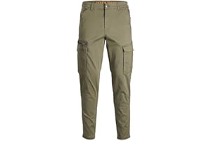 JACK & JONES Jpstace Jjdex Tapered Akm Pls - bojówki Mężczyźni