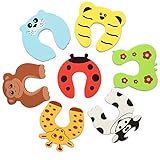 LIEFERUMFANG: Sie erhalten 7 Stück Türschutz Puffer für die Sicherheit Ihres Kindes. Das Material Schaumstoff ist ungiftig, robust und verhindert das Zuschlagen und Knallen von Türen, ob durch Luftzug oder Kinderhand.