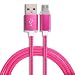 Produktbild HARRYSTORE 1M Länge LED Licht Micro USB Ladegerät Kabel Daten Ladekabel für Android Samsung Galaxy s7 Edge (Hot Pink)