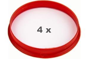 4 x pneugo! Anelli di centraggio per cerchi in alluminio 65.1 mm - 63.4 mm