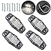 Produktbild Justech 4 x 2 Dioden Seite Marker Lights Seite Fender Marker Montage Wasserdicht LED Position Seite Lampen Seitenmarkierungsleuchten Markierungsleuchten