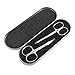 PIXNOR Nose Hair Scissors Beard Eyebrow Trimmer Scissors Stainless Steel Set