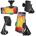 Price comparison product image ESELLERS® 360° Windscreen Car Holder Mount Cradle For Samsung Galaxy A3 2017, A5 2017, A3, A5, J3, J5, Note 5/4/3/2, Note Edge, S9, S9 Plus, S8, S8 Plus, S7, S7 Edge, S6, S6 Edge, S5, S5 Mini, S4, S4 MIni(FM)