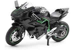 APPCRFM Alloy Motorbike Toy Highly Simulation Motorbike Model Pull-Back Vehicle Toy For Child Intellectual Toy Gift Set Motorcycle Alloy Collection Hobby Gift Racing Model Decoration - Black