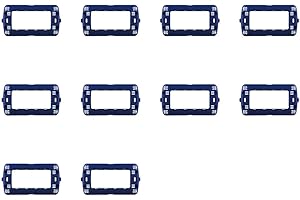 Ixtrima 10 pièces support compatible avec Bticino Living Light, supports boîte 502 503 504 507 (4 places - 4 modules)