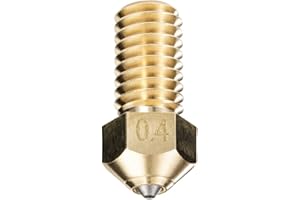 DUROZZLE Ugello in carburo di tungsteno 0,4 mm per stampanti 3D AnkerMake M5/M5C, alta conducibilità termica e resistenza all'abrasione (M5/M5C, 0,4 mm)