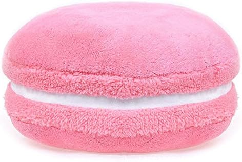 Sweet Macaroon Pillows Soft Plush Toys Wonderful Decorations for Bed Sofa Cars Girl's Rooms (Pink)