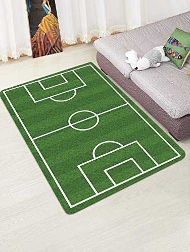 Preisvergleich Produktbild LFF Mini-Fußballplatz Teppich Türmatte Türmatte Rutschfeste Matte,C,150 * 180cm