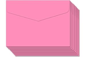 BLUGUL 50 Pièce Petite Enveloppe, Mini enveloppes, 115x82mm, pour Fournitures de Fête d'Anniversaire, Cartes d'invitation, Rose
