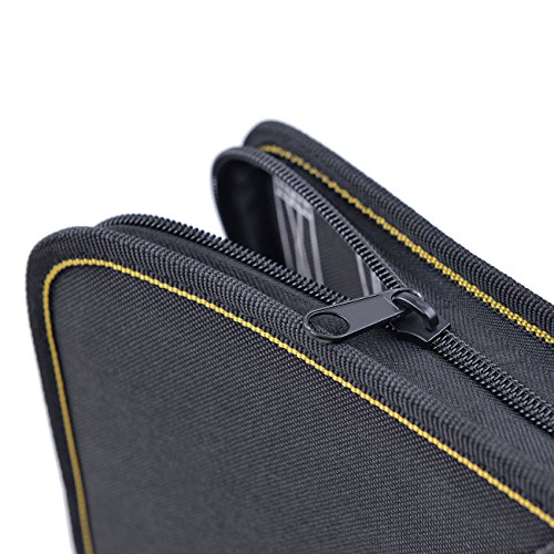 Eazeehome Werkzeugmappe Werkzeugtasche Werkzeugrolle unbestückt für Wartungstechniker Tragetaschen Schwarz - 7