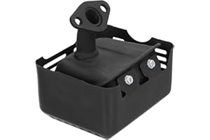 CYRANK Wasserpumpe Auspuff Schalldämpfer, Generator Auspuff Schalldämpfer Ersatz für 168F 170F 2KW 3KW Benzinmotoren