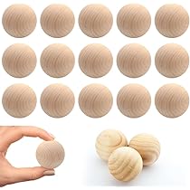 150 Sfere Di Legno Naturali 12mm - Palline Senza Foro Per Artigianato E Fai Da Te - Foto 12