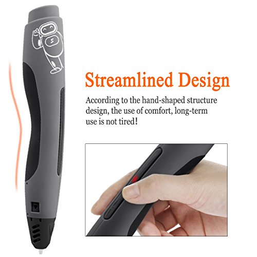 ACTOPP 3D Stift 3D Druckstift Pen Drucker Stift Keine Verstopfung für 3D Zeichnungen zur Erstellung von Stereoscopic Printing Zeichnungen von Hand Geschenk Spielzeug - 4