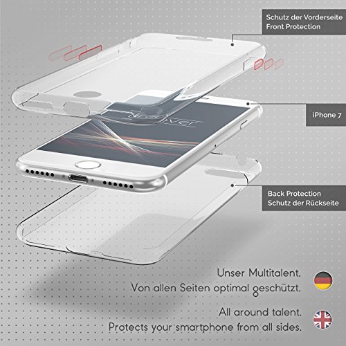 Urcover Apple iPhone 7 Plus Funda Carcasa Protectora 360 Grados TPU en Transparente Protecci n Completa Case Cover Smartphone M vil Accesorio reviews Urcover Apple iPhone 7 Plus Funda Carcasa Protectora 360 Grados TPU en Transparente Protecci n Completa Case Cover Smartphone M vil Accesorio