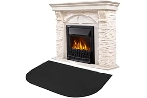 WDKXCN Tapis Anti Feu, Tapis Ignifuge Cheminée 102 x 50 CM, Tapis Poele a Bois, Tapis Résistants à la Chaleur, Tapis Barbecue Sol pour Barbecue, Camping, Soudage, Pelouse