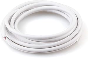 Tuokay 32.8ft 10m TPO Rubber Car Door Protectors, Edge Protection Strip, Door Edge Trim (White)