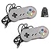 Price comparison product image EEEKit 2 Packs Classic Retro Super Nintendo SNES USB Wired Controller Connector Jopypads Gamepads for iOS Android Windows PC Mac Raspberry Pi