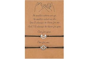 LULIYLDJ Bracelets d'Amitié et de Couple - Cadeaux pour Soeurs et Meilleur Ami