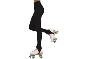 CALZITALY PACK 1 ou 2 PAIRES - Collants Femme Etriers de Patinage Artistique et Roller sans Pied | Noir, Naturel | S, M, L | 70 DEN | Fabriqué en Italie