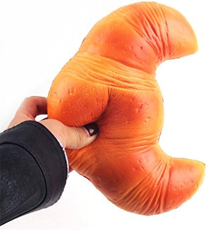 Pinkscream Jumbo Croissant Squishy Slow Rising Soft Bread Stress Relief Toys Random Color