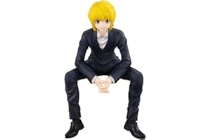 Xinnice Kurapika Noodle Stopper Figur PVC Sitzendes Modell Anime Desktop Dekorationen Sammlung Statue Für Fans, 14cm