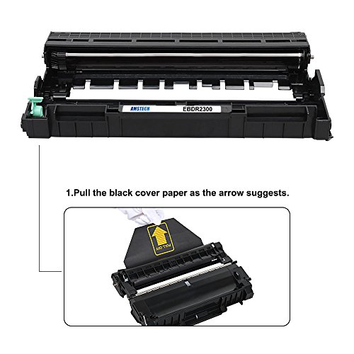 Amstech 1 Pack 12000 Pages kompatible Black Toner Cartridge DR-2300 DR 2300 Replacement for Brother HL-L2300D L2320D L2340DW L2360DN L2360DW L2365DW L2380DW, DCP-L2500D L2520DW L2540DN L2540DW, MFC-L2700DW L2720DW L2740DW L2700DWR L2700DN L2680W - 6