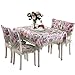 Produktbild TaiXiuHome European Style Tischdecke mit Spitzenstickerei für Dinning Tischtee Tisch Kühlschrank TV Abdeckung Handtuch Platz ca. 24x24 Zoll (60x60cm)